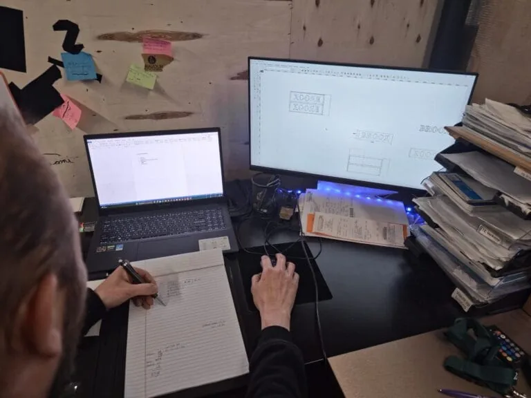 Prototype en ontwikkelwerk in de werkplaats van Milplex.